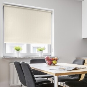 つっぱりロールスクリーン -遮熱・遮光1級-  サンドベージュ JCL-3053