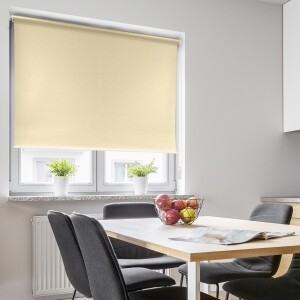 つっぱりロールスクリーン -遮熱・遮光1級-  ダークベージュ JCL-3055