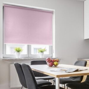 つっぱりロールスクリーン -遮熱・遮光1級-  ピンク JCL-3060