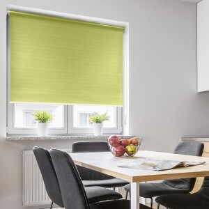 つっぱりロールスクリーン -遮熱・遮光1級-  イエローグリーン JCL-3062