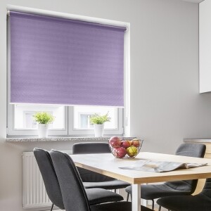 つっぱりロールスクリーン -遮熱・遮光1級-  パープル JCL-3065