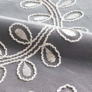 リーフクラウン カット生地 JE-92008 ホワイト