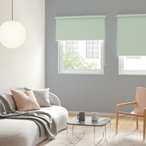 ロールスクリーン -エルデBC 遮光- 幅広対応商品- フロストミント N-8228