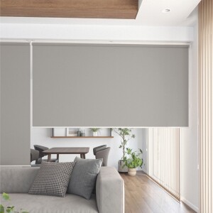 ロールスクリーン -エルデ- 幅広対応商品 - ニュートラルグレイ N-8427