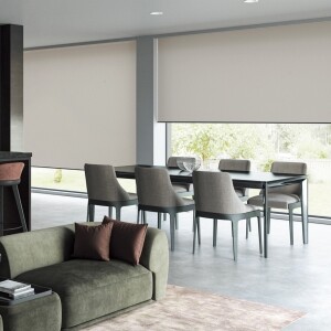 ロールスクリーン -エルデ- 幅広対応商品 - ムーングレイ N-8431