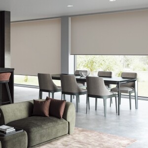 ロールスクリーン -エルデ- 幅広対応商品 - ジュートベージュ N-8432