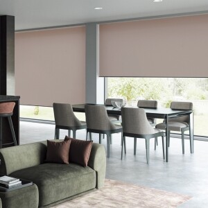 ロールスクリーン -エルデ- 幅広対応商品 - ロゼグレイ N-8434