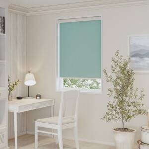 ロールスクリーン -エルデ- 幅広対応商品 - アンティークグリーン N-8444