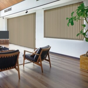 バーチカルブラインド-フェスタ2- ラテブラウン A8755