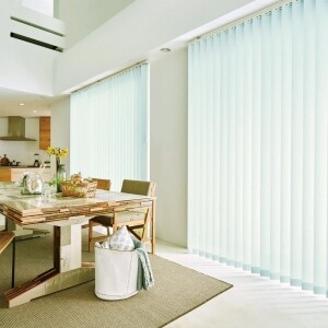 バーチカルブラインド-リーチェ遮熱- シャーベットブルー A8773