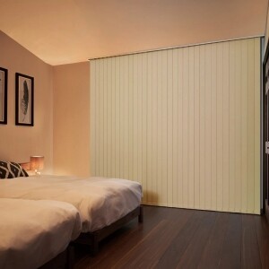 バーチカルブラインド-プレト遮光- クリームベージュ A8875