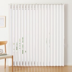 バーチカルブラインド-ラフィー- ピュアホワイト A8701