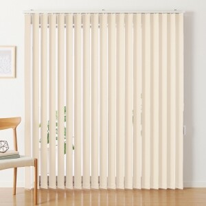 バーチカルブラインド-ラフィー- ペールベージュ A8707