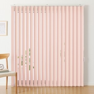 バーチカルブラインド-ラフィー- パウダーピンク A8712