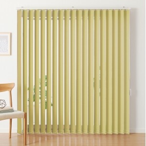 バーチカルブラインド-ラフィー- アップルグリーン A8716