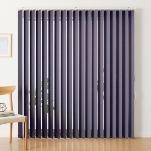 バーチカルブラインド-ラフィー- インディゴブルー A8720