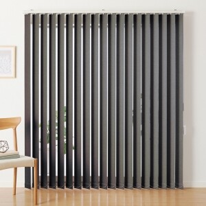 バーチカルブラインド-ラフィー- アンティークブルー A8723