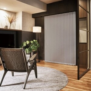 バーチカルブラインド-ラフィー遮光- A8850 パールグレイ