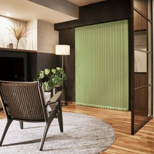 バーチカルブラインド-ラフィー遮光- A8864 モスグリーン