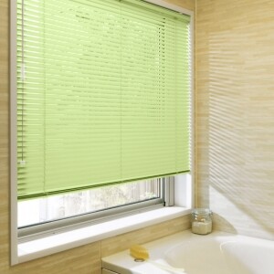 アルミブラインド-ベーシック・遮熱-(浴窓ビス止め式)ミントグリーン JC-2074