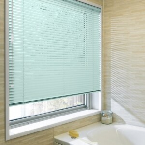 アルミブラインド-ベーシック・遮熱-(浴窓ビス止め式)ライトターコイズ JC-2076