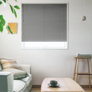 アルミブラインド-ベーシック・遮熱-(通常ビス止め式)ダークグレー(ツヤ消し) JC-2840