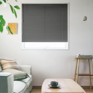 アルミブラインド-ベーシック・遮熱-(通常ビス止め式)ブラック(ツヤ消し) JC-2842