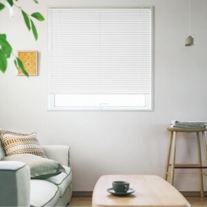 アルミブラインド-ベーシック・遮熱-(通常ビス止め式)スノーホワイト(ツヤあり) JC-2843