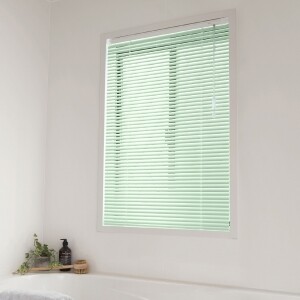 アルミブラインド-ベーシック・遮熱-(浴窓テンション式)ソフトエメラルド  JC-2075