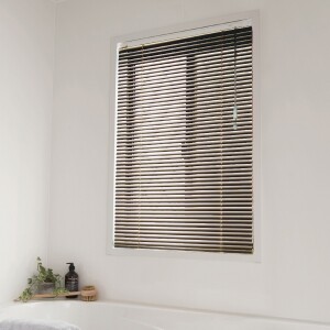 アルミブラインド-木目調・遮熱-(浴窓ビス止め式) ダークマホガニー JC-2010