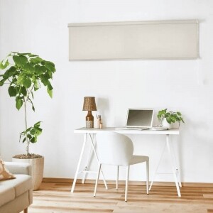 ロールスクリーン-カジュアルウォッシャブル パールグレー JC-6026