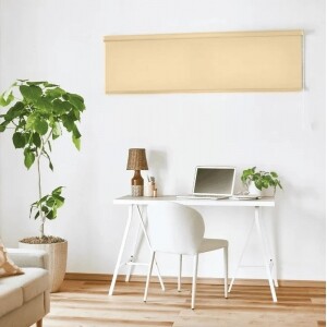 ロールスクリーン-カジュアルウォッシャブル カフェオレ JC-6031