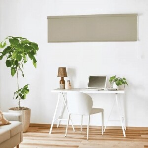 ロールスクリーン-カジュアルウォッシャブル グレージュ JC-6034