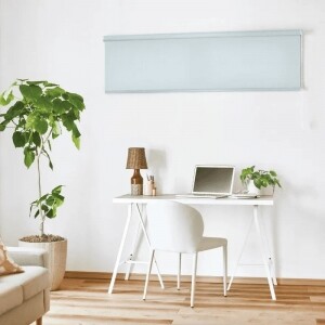 ロールスクリーン-カジュアルウォッシャブル サックスブルー JC-6042