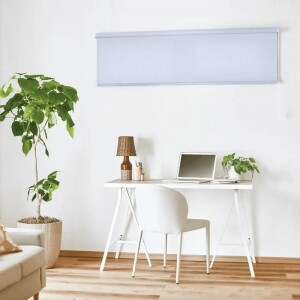 ロールスクリーン-カジュアルウォッシャブル ペールブルー JC-6043