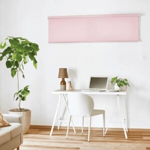 ロールスクリーン-カジュアルウォッシャブル シェルピンク JC-6048