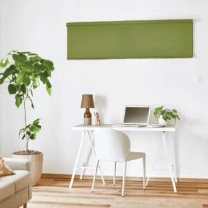 ロールスクリーン-カジュアルウォッシャブル イエローグリーン JC-6049