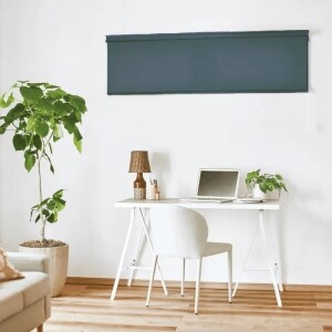 ロールスクリーン-カジュアルウォッシャブル ターコイズブルー JC-6050