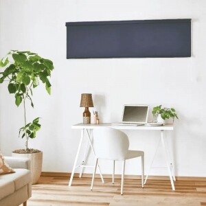 ロールスクリーン-カジュアルウォッシャブル ネイビーブルー JC-6051