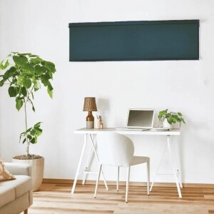 ロールスクリーン-カジュアルウォッシャブル ピーコックグリーン JC-6054