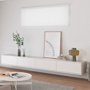 ロールスクリーン-ファブリックウォッシャブル ホワイト JC-6089