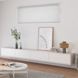 ロールスクリーン-ファブリックウォッシャブル マテリアルグレー JC-6095