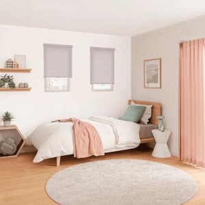 ロールスクリーン-ファブリックウォッシャブル ソフトラベンダー JC-6108