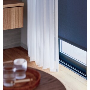 ロールスクリーン-フォーマルウォッシャブル インディゴブルー JC-6127