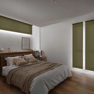 ロールスクリーン-フォーマルウォッシャブル遮光 グラスグリーン JC-6164