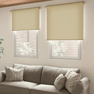 ロールスクリーン-Nプレーンウォッシャブル サンドベージュ JC-6010