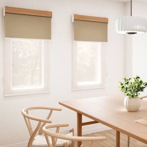 ロールスクリーン-シアーノンウォッシャブル1 ライトベージュ - JC-6235