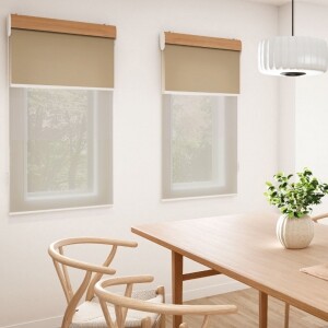 ロールスクリーン-シアーノンウォッシャブル１ アッシュグレー - JC-6239