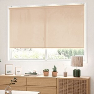 ロールスクリーン-省エネウォッシャブル ピンクベージュ JC-6261