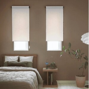 ロールスクリーン-ウォッシャブル遮光 クールホワイト JC-6170